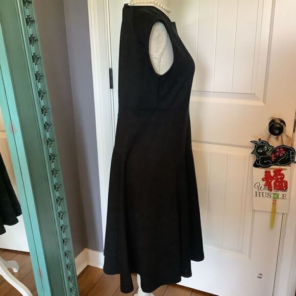 ‎Lands End Black Casual Dress 👗😎🦞🐟 - Picture 3 of 8